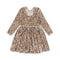 Carlito Leopard Print Velvet Dress
